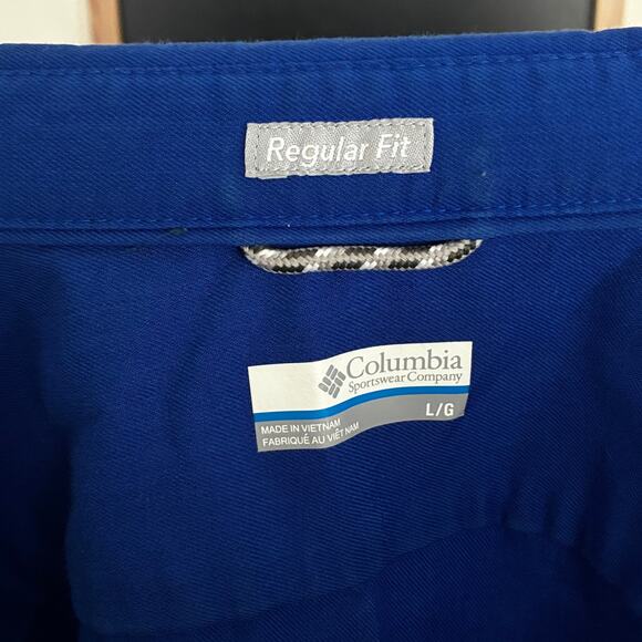 Columbia Royal Blue Regular Fit Button Up - Picture 5 of 5